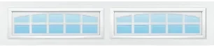 Cascade Ranch decorative window insert — Richards-Wilcox Milestone garage door, Toronto & the GTA