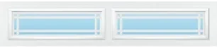 Prairie Ranch decorative window insert — Richards-Wilcox Milestone garage door, Toronto & the GTA