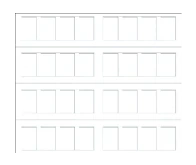 Shaker panel style — Richards-Wilcox Milestone garage door, Toronto & the GTA