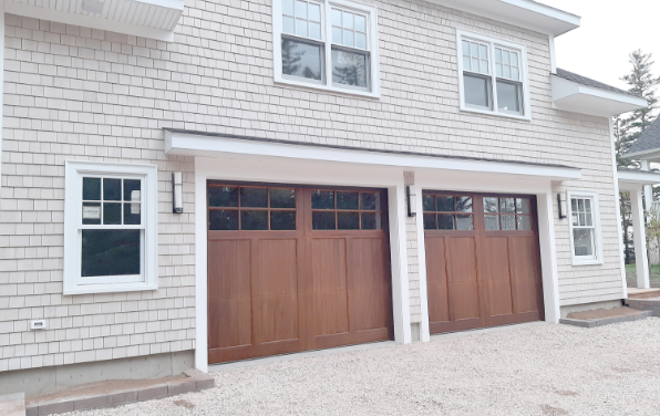Richards-Wilcox Rockwood L200RW cedar carriage house garage door