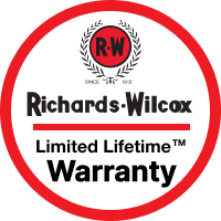 Richards-Wilcox warranty badge